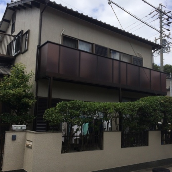 名古屋市　k様邸 外壁塗装、ベランダ改修工事しました。のサムネイル